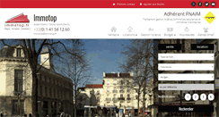 Desktop Screenshot of immotop.fr