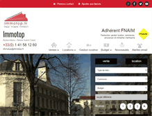 Tablet Screenshot of immotop.fr