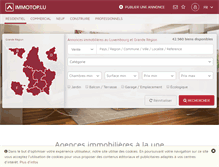 Tablet Screenshot of immotop.lu